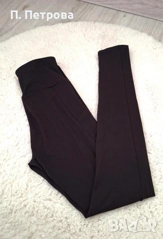 дамски черен дълъг клин с висока талия H&M