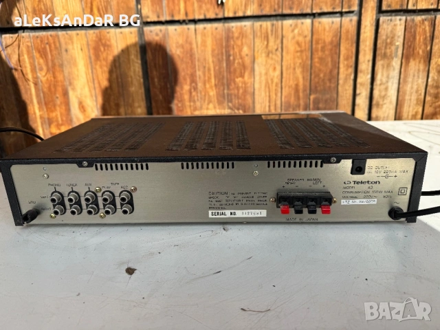 Усилвател teleton a3, снимка 2 - Ресийвъри, усилватели, смесителни пултове - 54306883