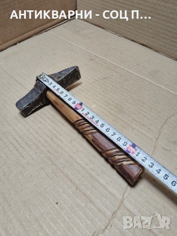 Соц Стар Каменоделски Чук 0.630кг. НОМЕР 1736., снимка 12 - Антикварни и старинни предмети - 53951957