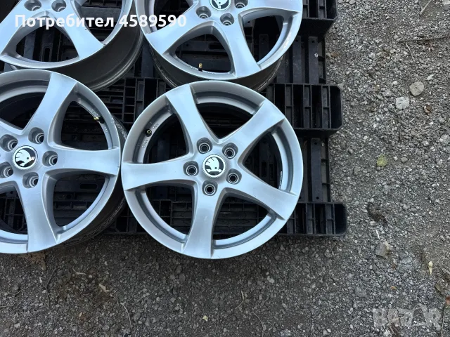 4бр.Алуминиеви джанти BORBET 16цолa 5x112 - Skoda Octavia,Karoq,Yeti,Vw T-Roc,Caddy,Passat,Seat Ate, снимка 4 - Гуми и джанти - 55583774