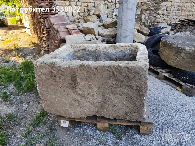 Варовично каменно корито , снимка 2 - Други - 55491452
