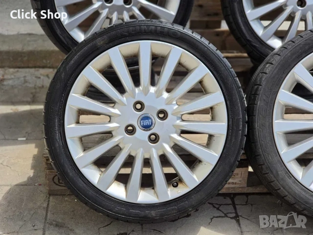 4х100 17 Fiat Punto Grande Evo 4x100, снимка 5 - Гуми и джанти - 55013673