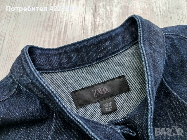 Нова дънкова риза Zara , снимка 4 - Ризи - 54237072