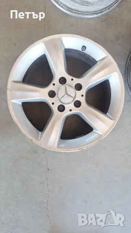 ОРИГИНАЛНИ АЛУМИНИЕВИ ДЖАНТИ  МЕРЦЕДЕС W203 СПОРТ ПАКЕТ-5x112x66.5-16цола, снимка 4 - Гуми и джанти - 55470669