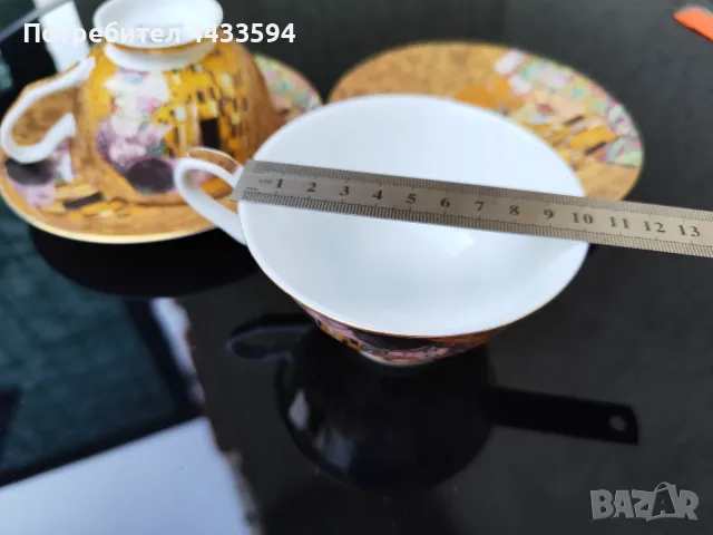 Сет за кафе "Целувка", снимка 3 - Сервизи - 55506352