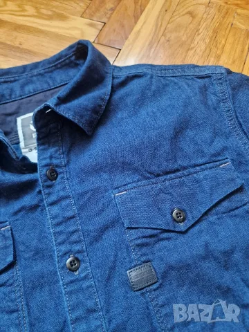 Страхотна мъжка риза G STAR RAW размер L, снимка 4 - Ризи - 55560043