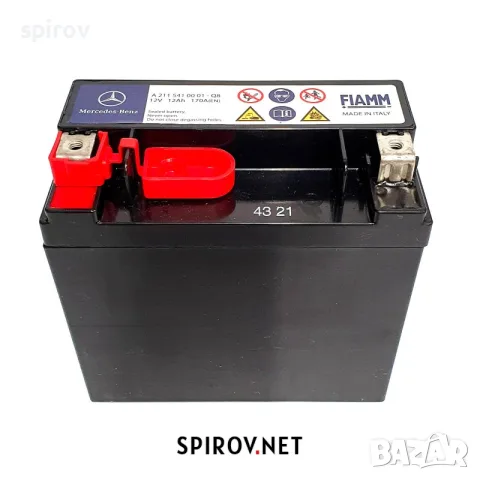 Помощен акумулатор Mercedes-Benz 12v 12Ah, снимка 2 - Части - 55701141