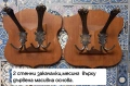 закачалки от месинг,дърво и чугун, снимка 2