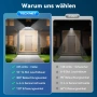 2 соларни LED лампи TECKNET – 546 LED + подарък 495 LED, датчик, IP66, снимка 3