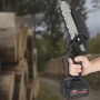 Акумулаторен мини верижен трион 6", Комплект с 2 батерии 6000mAh и куфар, снимка 4