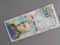 Банкнота - Венецуела - 200 боливара UNC | 2018г., снимка 1