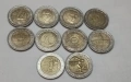 10 Колекционерски юбилейни монети от 2 евро , снимка 1