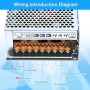 Kingwen 24V 10A 240W захранване AC/DC SMPS, снимка 5