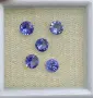 Лот от Естествени Танзанити – 5 бр. (Общо 1.45 ct), снимка 5