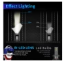 Bi-LED лупи за вграждане във фарове 3"инча 130W 8000lm 12V +500% Яркост,2 броя, снимка 4