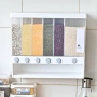 Стенен диспенсър за зърнени храни и ориз с 6 отделения „Cereal Dispenser, снимка 3