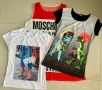 Moschino Terranova Disney Сет употребявани дрехи - тениски и рокля, снимка 1