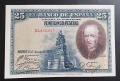 Испания. 25 песети. 1928 година., снимка 1