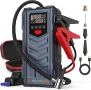 ЕвоТрав (Eigotrav) преносим джъмп стартер / jump starter 12000 mAh с LED SOS и въздушен компресор, снимка 1