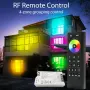 2.4GHz безжично 4-зоново RF дистанционно управление + 2 бр. RGB LED контролер комплект, снимка 3
