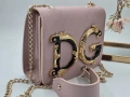 Dolce & Gabbana Нова Розова Кожена Дамска Чанта , снимка 2