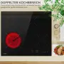 Стъклокерамичен плот за вграждане 7200W, 4 зони, 59 см, Hermitlux HVC4S01, снимка 5