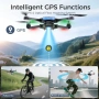 Чисто Нов Професионален GPS Дрон G10 с UHD 4K Камера EIS Дистанционно с 4.5 Инча 2K Екран Безчетков, снимка 8