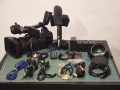 Видео камера Sony HXR-NX3 голям комплект., снимка 3