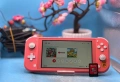 Игрова конзола Nintendo Switch Lite (Animal Crossing Edition) + Super Mario Odyssey  , снимка 1