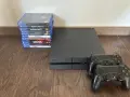 PlayStation 4 Fat 1TB + 2 контролера + 10 игри – пълен комплект, снимка 1