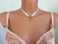 Guerlain Чокър Декоративно Бижу Дамско Колие Сатен Чарм, снимка 10