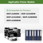 Нови GREENPRINT LC521 LC521BK Съвместими Мастилени Касети за Brother 2 броя Комплект мастило принтер, снимка 3