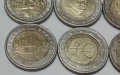 10 Колекционерски юбилейни монети от 2 евро , снимка 3