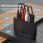 Безжичен Bluetooth 5.3 Аудио Приемник и Предавател R20 с RCA, AUX и USB порт, снимка 3