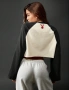 Нов със етикет. Оригинален дамски кроп топ Missguided x Playboy Long Sleeve Raglan Crop Top , снимка 2