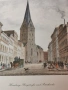 Литография Хамбург 1840 г, снимка 2