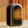 Преносима аеротерма Rqiurpn, 1200W, черна, бързо нагряване, регулируема, защита от прегряване, снимка 3