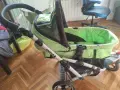 2бр детски колички-лятна и зимна която става и на лятна, с пмпащи се гуми в много добро състояние, к, снимка 9