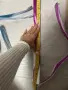 Комплект цветни синтетични плитки и екстеншъни за коса – отделни артикули, снимка 3
