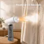 Нов Компактен уред за гладене на дрехи с пара 1500W, керамична плоча, 120 мл, Пътна ютия, снимка 4