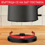 Безжична електрическа кана Muhler WK-179D — с двуслойно покритие и капацитет 1,5 л, снимка 4