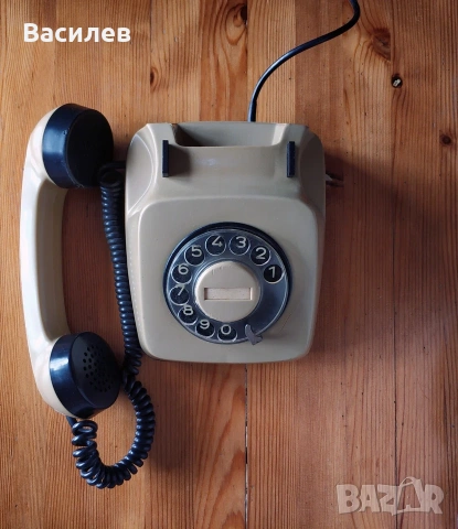 Ретро телефон TA-600-сив-Напълно работещ – Винтидж телефон от 1980 г, снимка 3 - Други - 54460894
