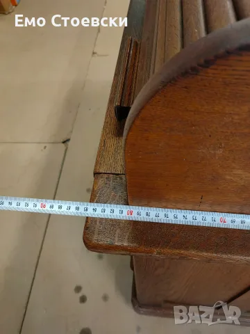 Ретро писалище в стил Рустик с падащ капак, снимка 8 - Други - 55304203