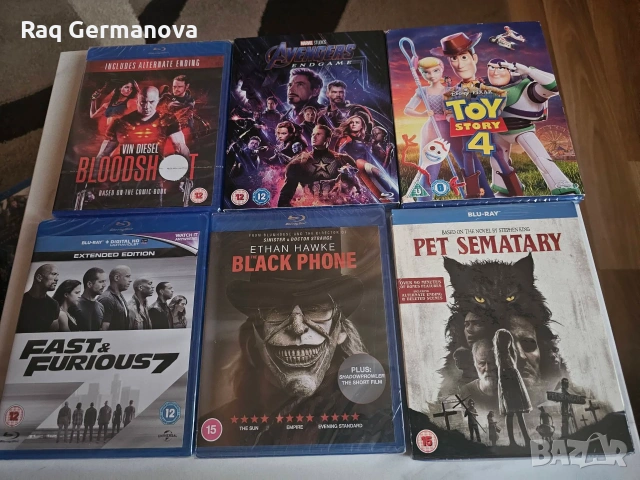 Продавам Blu-ray филми