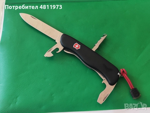 Джобен нож victorinox picknicker с калъф, снимка 2 - Ножове - 54515458