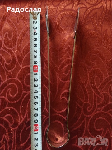 стара английска щипка за сервиране , снимка 7 - Прибори за хранене, готвене и сервиране - 54063673