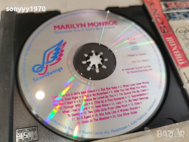 MARILYN MONROE CD-ВНОС GERMANY 2905261843H2E6R, снимка 2 - CD дискове - 54714107