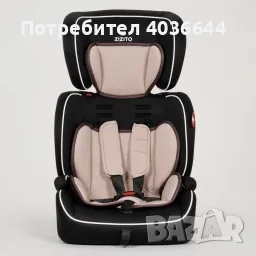 Столче за кола Zizito Samson 9-36 кг (Група 1/2/3) – 5-точков предпазен колан, регулируема облегалка