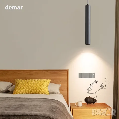 LED висяща/таванна лампа Mikeru TC-MD79 за интериор, регулируема светлина, снимка 5 - Лед осветление - 55663251