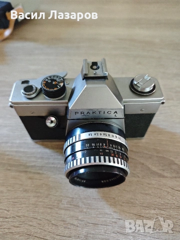 Фото апарат PRAKTICA L със светкавица и светломер Ленинград 4, снимка 3 - Фотоапарати - 54698791